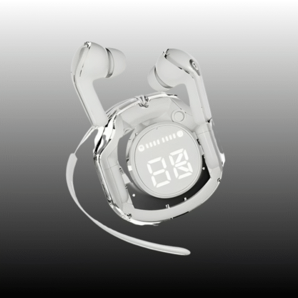 Air39 Trasparent Earbuds | Ultrapods Pro Wireless 5.3 with Display
