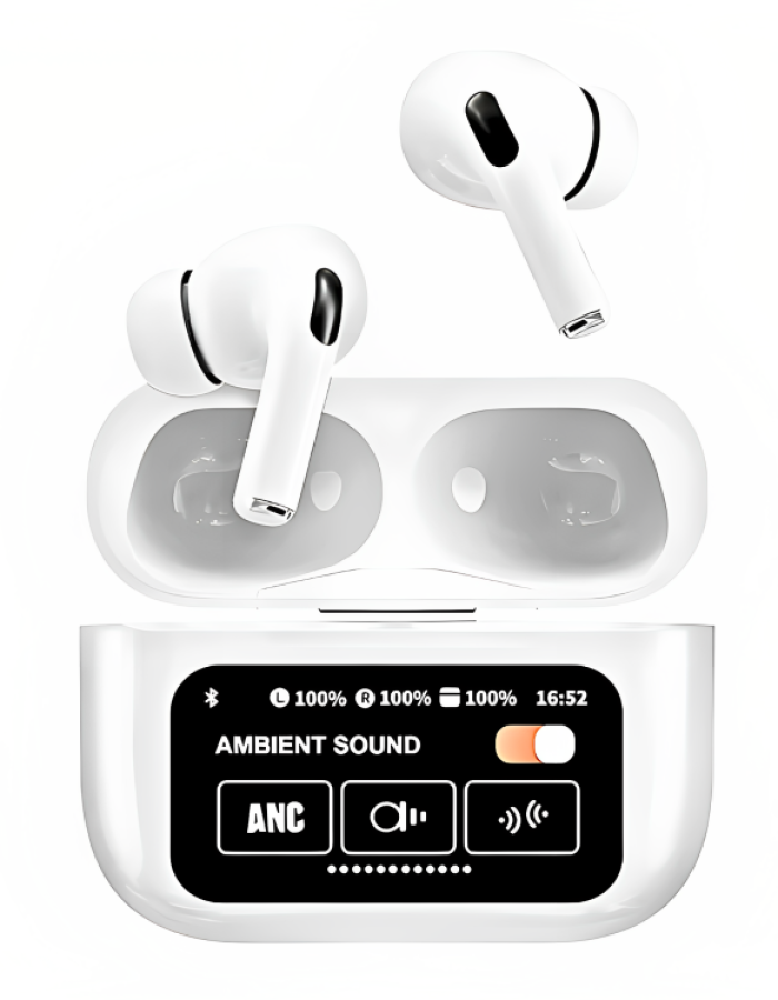 NEW AIRPODS A9 PRO Touch Screen ANC/ENC Noise Reduction